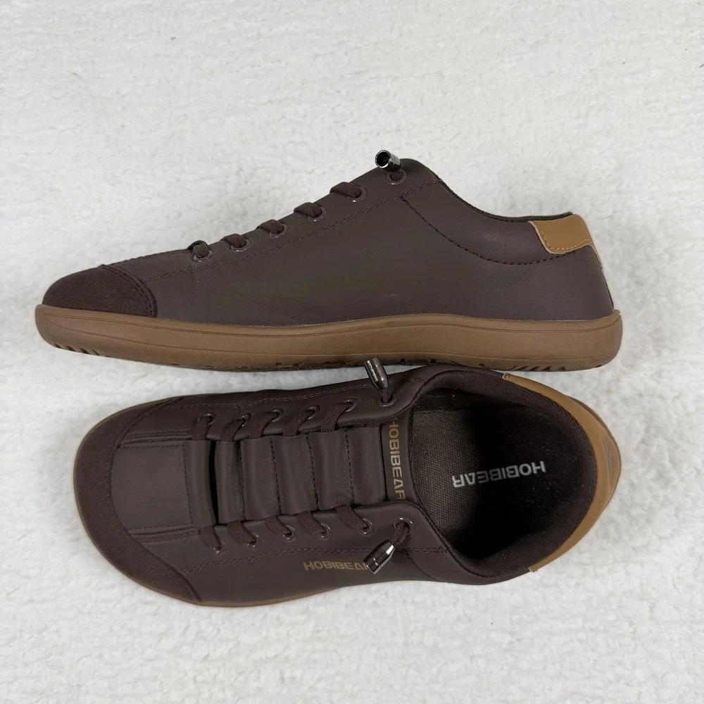 HOBIBEAR GST0071GC Shoes EU 41 25.5cm Brown Gum Sole Casual Walking US 8-8.5 Men